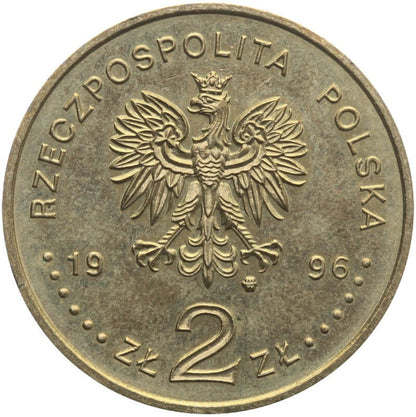 2 zł Zygmunt II August 1996, st. 1-/2+